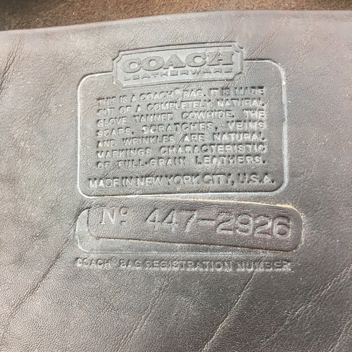 Coach Aktentasche Tasche Vintage Made In New York City Lederwaren - Bild 3 von 13