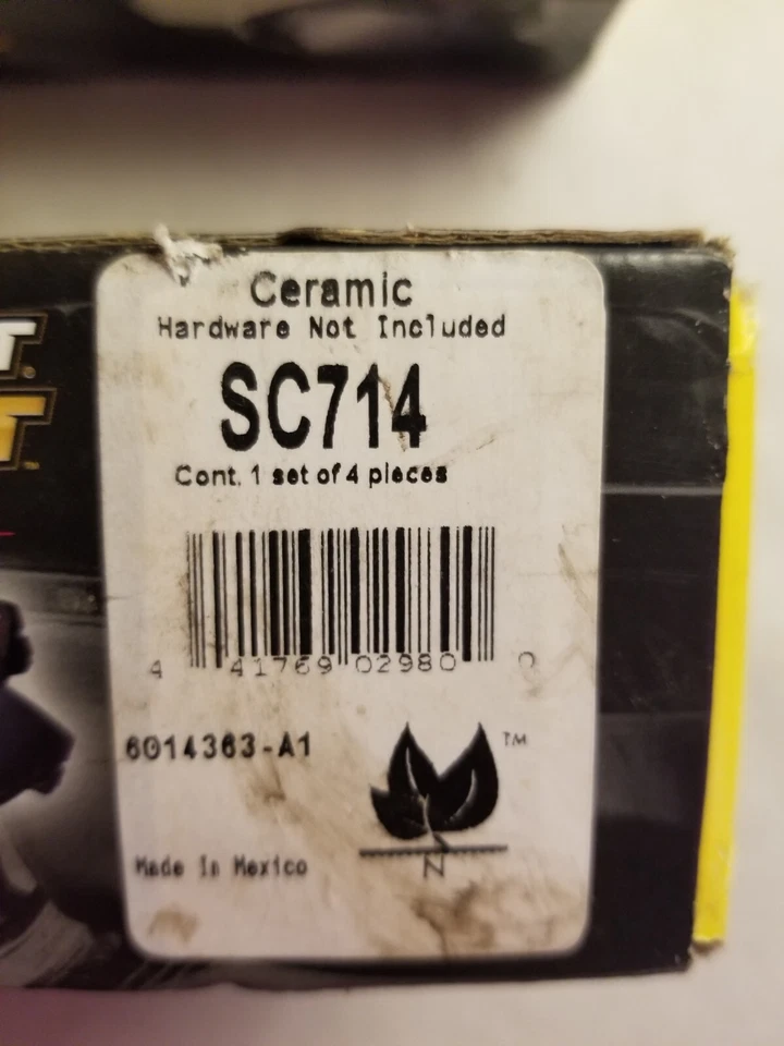 Brake Best Select Premium Disco Cerámico Frenos Delanteros y Traseros Cadillac SC784/SC714 Foto 3 de 4