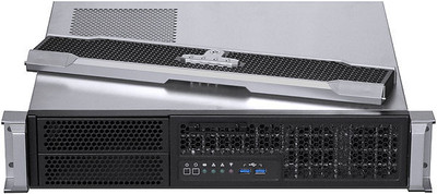 2U (24''Rail)(Door)(Micro-ATX/ITX)(2x5.25''+4xHDD Bay)(Rackmount)D:15.16'' Case NEW