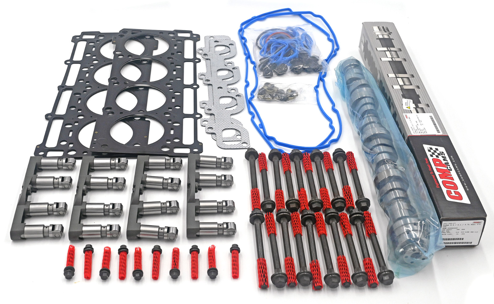 COMP CAM Stage 1 HRT 216/222 Camshaft Lifters Gaskets Kit 03-10 Dodge 6.1L HEMI