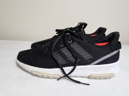 ADIDAS Men's Shoes Runner Lace Up Sneakers Casual Athletic Black Size 9.5 - Picture 4 of 11