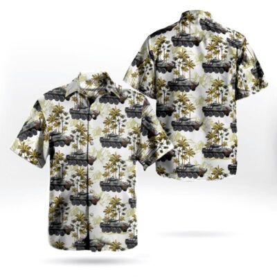 US Marine Corps Light Armored Vehicle LAV 25 Hawaiian Shirt