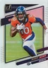 Jerry Jeudy 2021 Clearly Donruss Football See Through Acetate Card #15 Broncos
