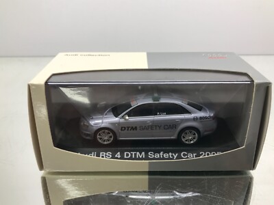 MINICHAMPS AUDI RS4 B7 DTM SAFETY CAR 2005 -SILVER 1:43- GOOD IN DEALER BOX