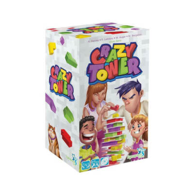 Synapses Games Crazy Tower Thrilling Strategy Board Game One to Four Players