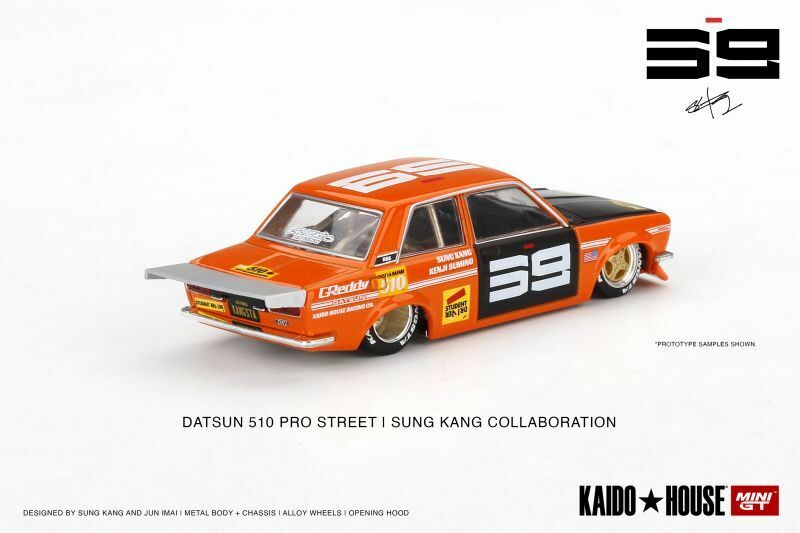 KHMG004 TSM MINI-GT KAIDO HOUSE 1:64 Nissan Datsun 510 Pro Street