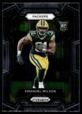 Emanuel Wilson Rookie 2023 Panini Prizm #335 NFL Card Green Bay Packers
