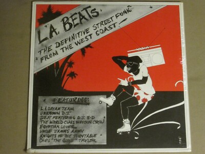 V/A L.A. BEATS (THE DEFINITIVE STREET FUNK FROM THE WEST COAST) 12'' '85 SEALED!