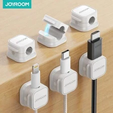 6 Pcs Magnetic Cable Clip Cord Holder Adhesive Wire Holder Keeper Organizer