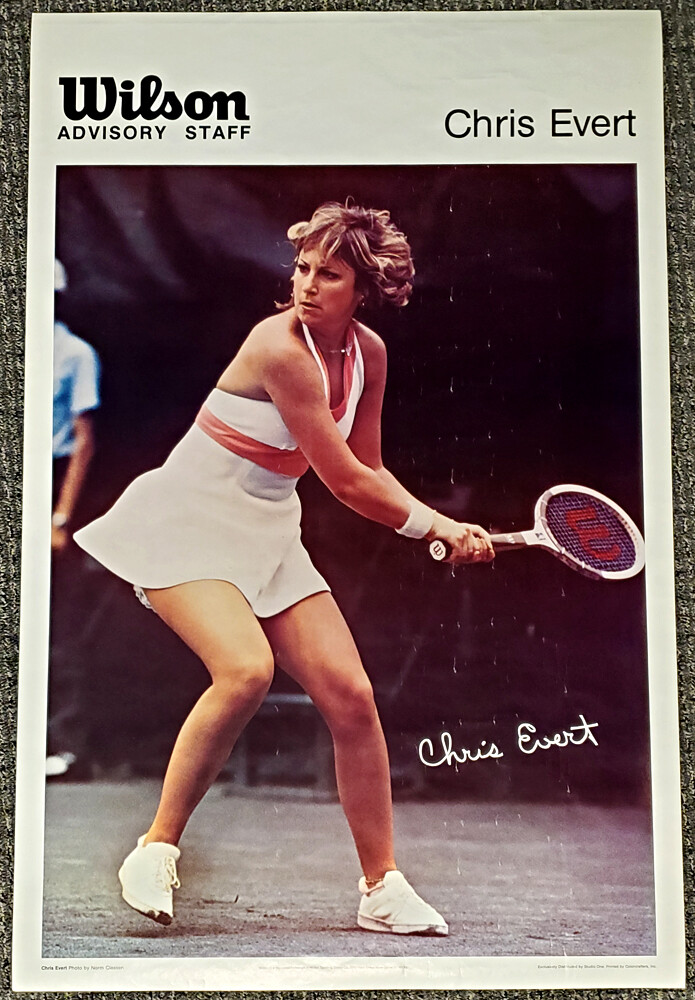 Carte Chris Evert Sportscaster 1979 #79-16 - Photo Tennis Légende - Excellent état