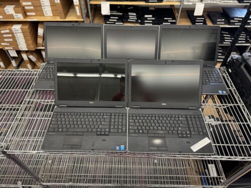 CLEARANCE: 5 Dell E6450/20 Latitude Intel Workstation Laptop Lot - AS IS / FPOR