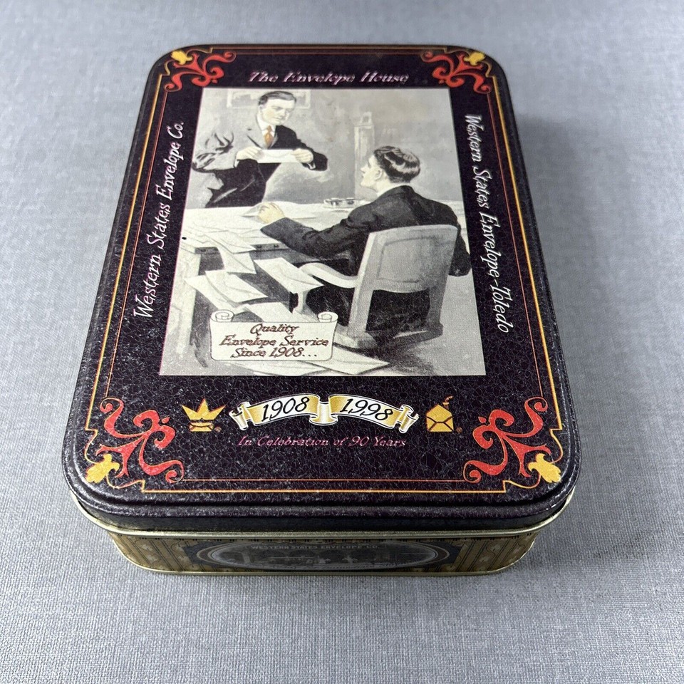 Western States Envelope Company Tin Toledo 90th Anniversary CARDS