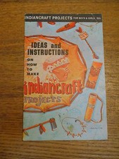 Vintage 1963 Indiancraft Projects Ideas & Instructions Book