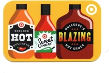Target Hot Sauce Bottles Gift Card No $ Value Collectible #2664