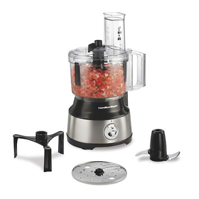 	Hamilton Beach Food Processor & Vegetable Chopper Black Stainless Steel 70730	