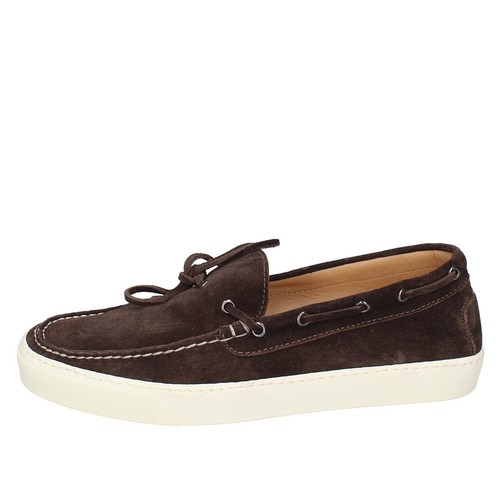 Scarpe uomo STOKTON 42 EU mocassini marrone camoscio EX37-42 - Photo 5 sur 5