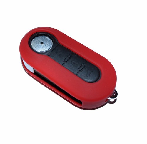 FUNDA PARA LLAVE EN SILICONA FIAT 500 PUNTO EVO BRAVO PANDA LANCIA Y CARCASA - Picture 13 of 48