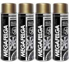 Deco Color 4er Sparpack MEGAFELGA 500ml Felgenlack Lackspray Sprühlack KFZ Spray