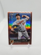 2022 Topps Chrome Ben Baller Alexander Wells rookie rose gold refractor /10