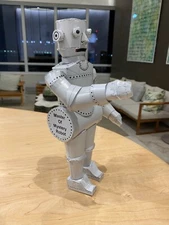 "Vintage Houdini Robot Replica - Q The Automaton from The Master Mystery!"