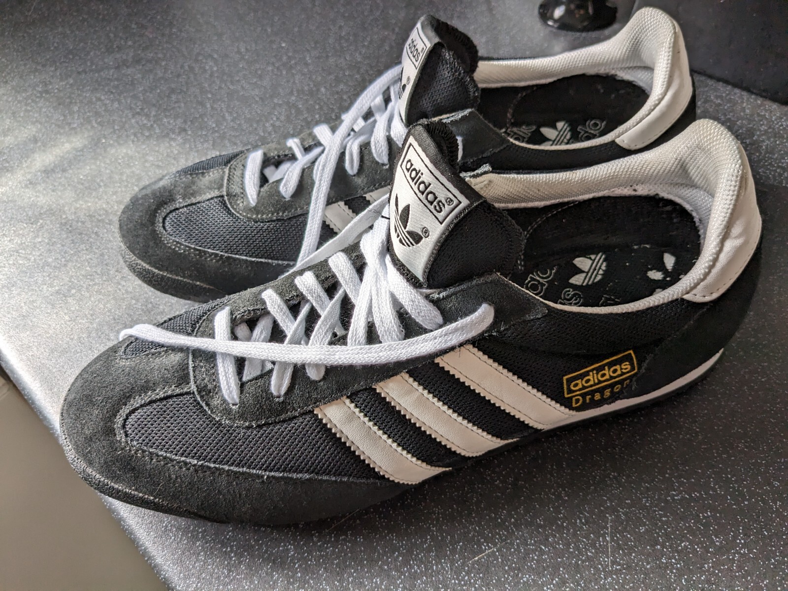 mens adidas dragon trainers blue