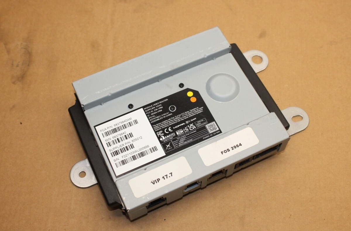 OEM VIDEO ROUTER MODULE FOR 2022-2024 JEEP GRAND CHEROKEE (L