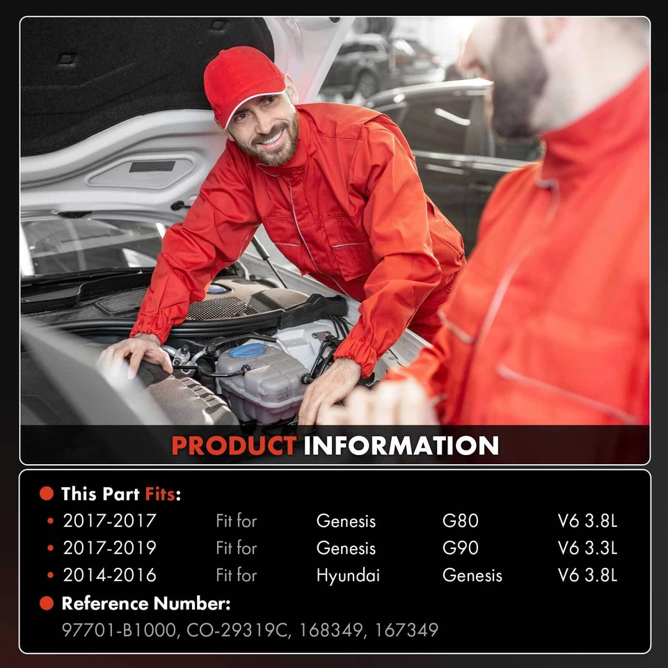 Compresor de aire acondicionado con embrague para Hyundai Genesis 2014-2016 Genesis G90 2017-2019 Foto 2 de 4