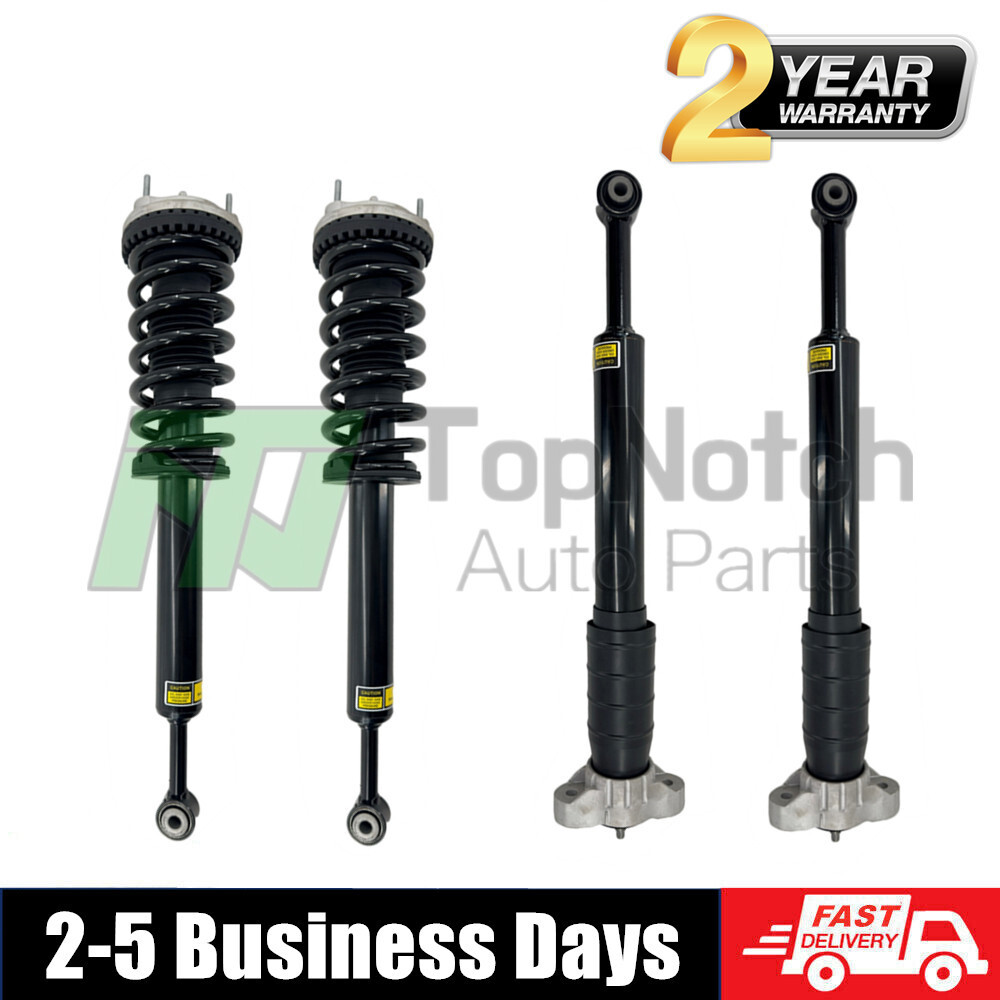 4x Front Rear Shock Absorber Struts Assy Fit Maserati Ghibli RWD 3.0L 2014-19