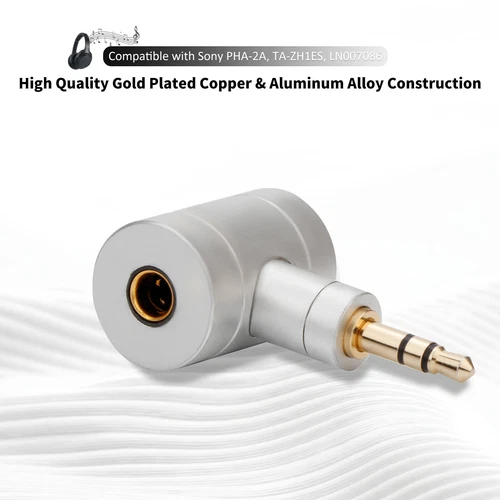4.4mm Balanced T-Shaped Female to 2.5/3.5mm TRS Male Plug HiFi Headphone Adapter - Picture 4 of 21