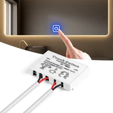 12V 5A Bathroom Mirror LED Dimmer Switch Touch Sensor for Single Color CCT Strip