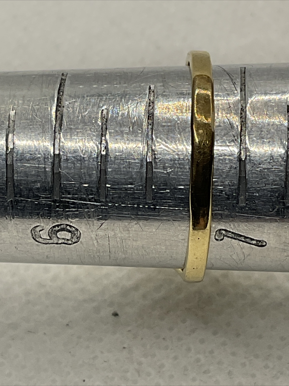 ELEGANT Solid 14K Yellow Gold Created Ruby & Whit… - image 4