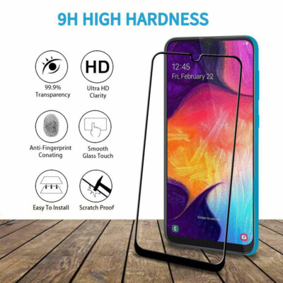 2/4 Stück Displayschutzfolie Klar Staubdicht Hartglas HD Schutz für Samsung