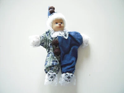 Harlekin Clown blau - Bild 1 von 2