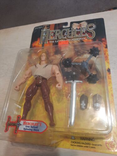 Vintage 1995 Toy Biz Hercules The Legendary Journeys Iron Spiked Spinning Mace