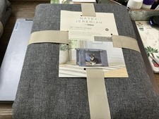 NEW Nate  Jeremiah Grey Linen Blend Cloth Crate Cover 36  Pet Furniture Cover