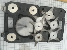 DeWalt Dw670 8” Dado Pieces Not Complete for Parts See PIcs