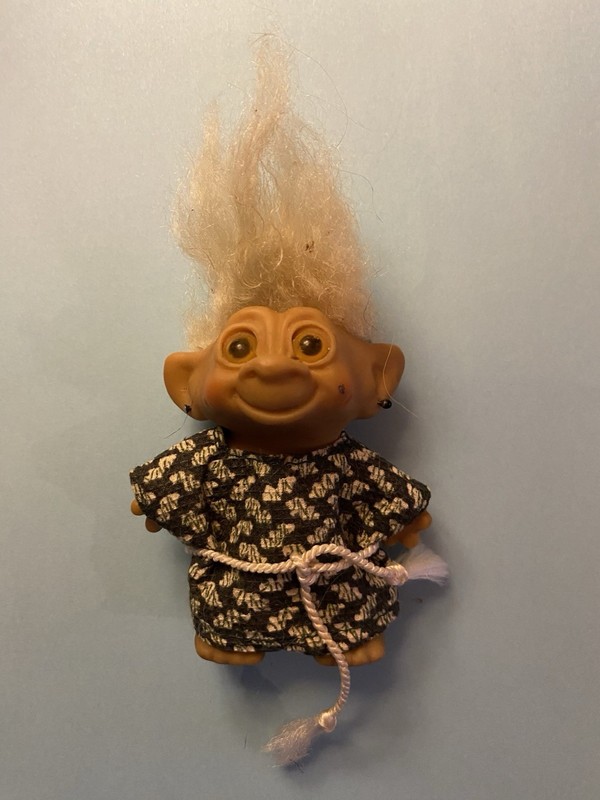 Vintage Thomas Dam 1960’s Troll Doll Dam Things Rare Denmark + Ace Novelty Troll