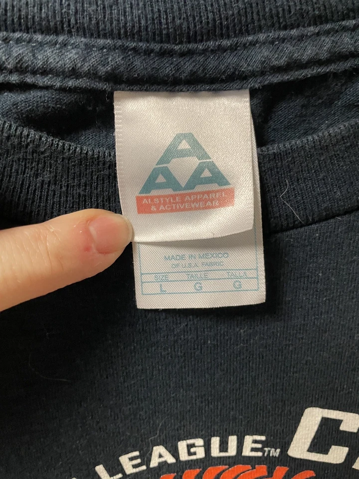 Detroit Tigers Shirt American League Champions 2006 MLB World Series Mens Large - Image 2 of 4