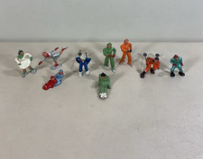 Vintage Group/Lot of 9 Barclay Skiers and Skater Toy Figurines