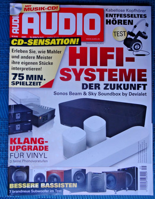 AUDIO 9/18,B&W 803 D,WILKINS DB4SSVS SB 17 ULTRA,SB 4000,NUBERT AW 17,GOLD PH 10