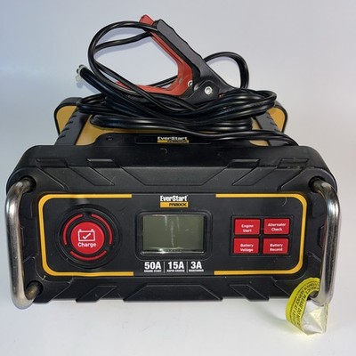 EverStart Maxx 15 Amp Battery Charger and 3 Amp Maintainer w/ 50Amp Engine Start
