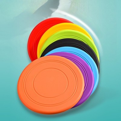 Pet Soft Frisbee Dog Toy Interactive Training Frisbee Bite Resistant Softfrisbee