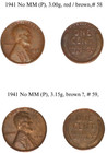 1940's Wheat Pennies Large Lot - Reds, Red/Brown, Browns, Errors, Varieties  — photo 2