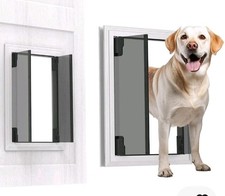 Dog Doors for X-Large Dogs, Energy Efficient French Dog Door with Aluminum