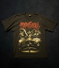 Vintage Sepultura Face tshirt Third World Posse Tour 1992 Official Shirt