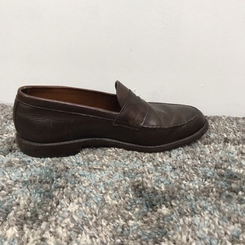Allen Edmonds Patriot Mocasines 9.5 E Ancho Marrón Cuero Penny Zapatos de Vestir Calidad - Imagen 3 de 11