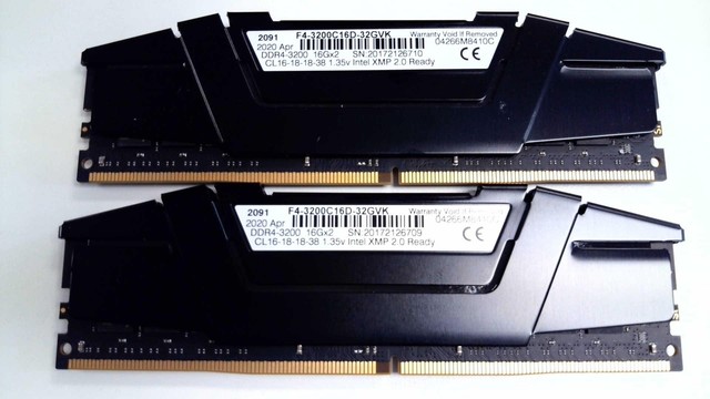 G.SKILL Ripjaws V F4-3200C16D-32GVK