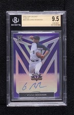 2020 Leaf Valiant Purple Prismatic 23/25 Chris McMahon #BA-CM4 BGS 9.5 Auto 00li