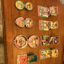 Bluebird Polly Pocket Vintage 1990 Playset Lot Compacts Houses Accessories