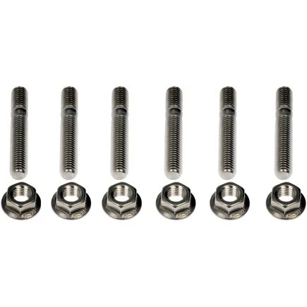 Dorman 03133HP Kit de pernos de brida de escape M10 1,5 X 62 mm acero inoxidable Foto 3 de 4